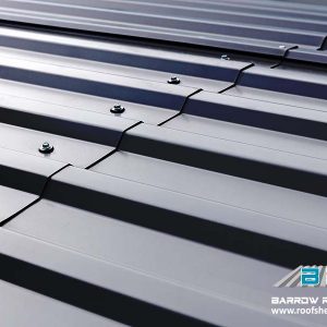 10 32 1000 Polyester Coated Box Profile Roofing Sheets In Anthracite Grey Barrow Roof Sheets